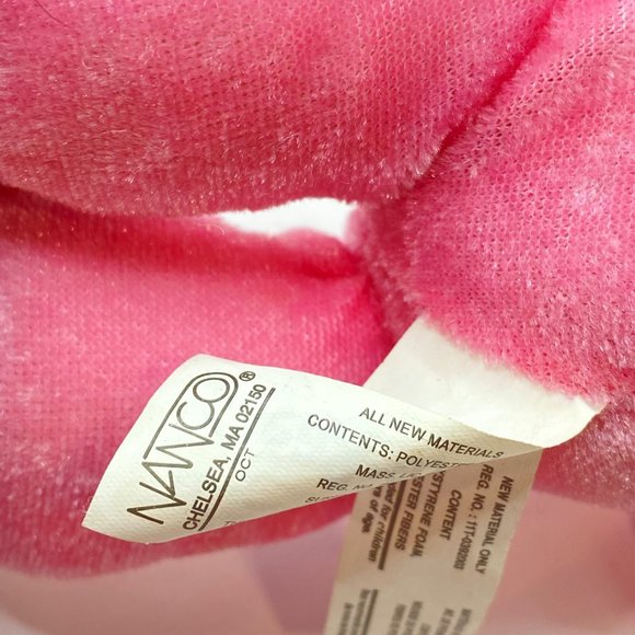 2007 Nanco Care Bears Cheer Bear Plush Stuffed Animal Toy Pink Heart Rainbow 8" - Picture 9 of 15